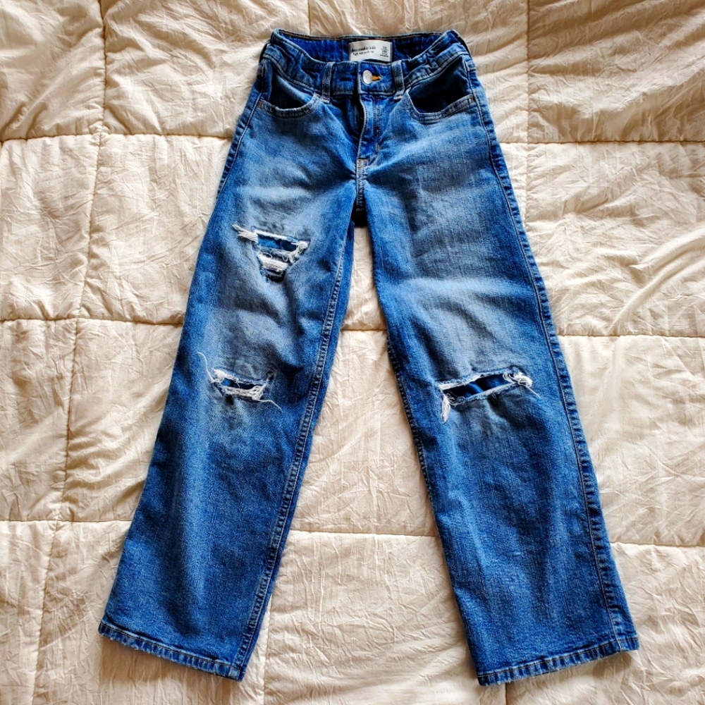 abercrombie kids high rise wide leg Size 7/8 Long